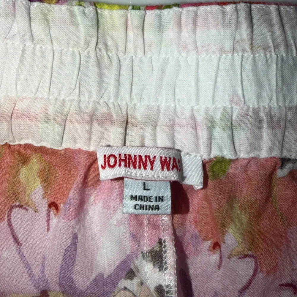 Johnny Was Wild Garden Cotton Shorts Size L - Picture 7 of 9